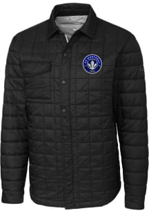 Cutter and Buck Montreal Impact Mens Black Rainier PrimaLoft Outerwear Lined Jacket