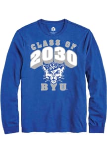 Rally BYU Cougars Blue Class of 2030 Long Sleeve T Shirt