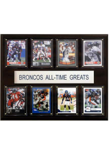 Denver Broncos 12x15 All-Time Greats Plaque