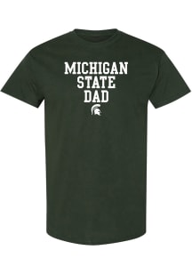 Michigan State Spartans Green Basic Block Dad Short Sleeve T Shirt
