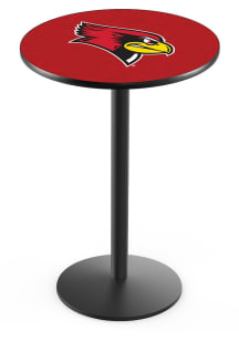Illinois State Redbirds Black Round Base Pub Table