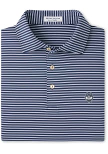 Peter Millar UConn Huskies Mens Navy Blue Tiebreaker Husky Short Sleeve Fashion Polo