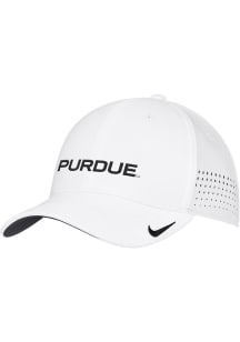 Nike Purdue Boilermakers Mens White Sideline Aero Flex Hat