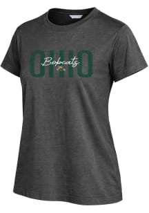 Ohio Bobcats Womens Charcoal Darby Short Sleeve T-Shirt