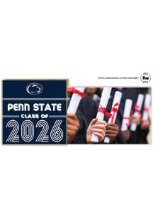 Penn State Nittany Lions Class of 2026 Floating Picture Frame - Navy Blue
