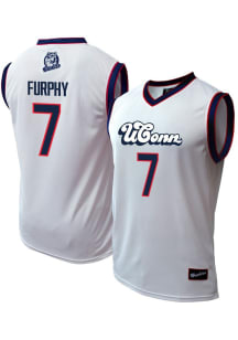 Jacob Furphy  Genuine Collective UConn Huskies White NIL Jersey