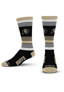 Colorado Buffaloes Ombre Stripe Mens Crew Socks