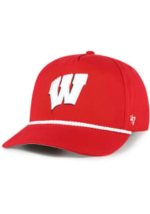 47 Wisconsin Badgers Rope Hitch Adjustable Hat - Red