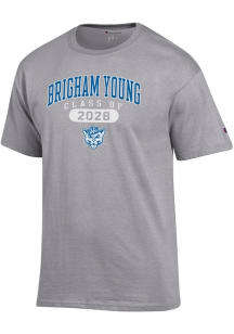 Champion BYU Cougars Grey Class of 2028 Jersey Short Sleeve T Shirt