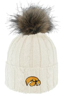 LogoFit Iowa Hawkeyes White Alps Womens Knit Hat