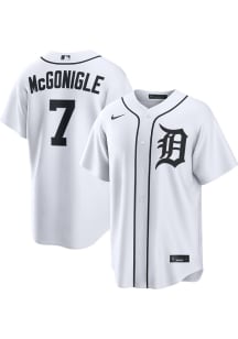 Kevin McGonigle Detroit Tigers Mens Replica Home Jersey - White