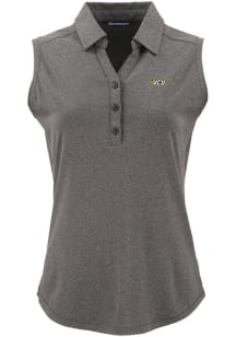 Cutter and Buck VCU Rams Womens Black Forge Eco Polo Shirt