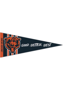 Chicago Bears Good, Better, Best Premium Pennant - Navy Blue