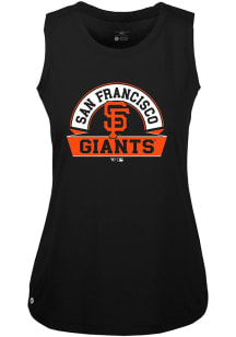 Levelwear San Francisco Giants Womens Black Macy Banner Arch Tank Top