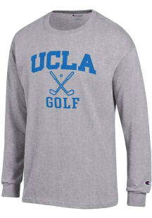 Champion UCLA Bruins Grey Golf Icon Jersey Long Sleeve T Shirt