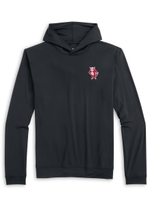 Johnnie O Indiana Hoosiers Mens Black Motion Long Sleeve Hoodie