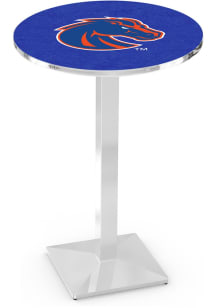 Boise State Broncos Chrome Square Base Pub Table
