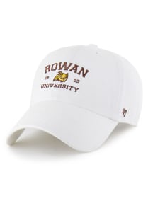 47 Rowan University Clean Up Adjustable Hat - White