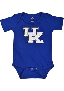 Little King Kentucky Wildcats Baby Blue Game Day Short Sleeve One Piece