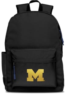 Michigan Wolverines Black Campus Laptop Backpack
