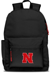 Nebraska Cornhuskers Black Campus Laptop Backpack