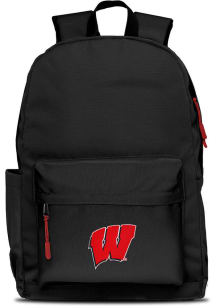 Wisconsin Badgers Black Campus Laptop Backpack