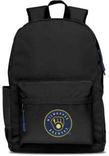 Milwaukee Brewers Black Campus Laptop Backpack
