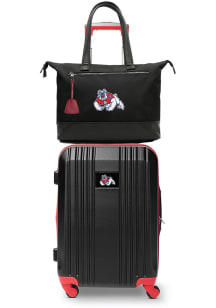 Fresno State Bulldogs Black Set with Laptop Tote Luggage