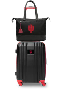 Indiana Hoosiers Black Set with Laptop Tote Luggage
