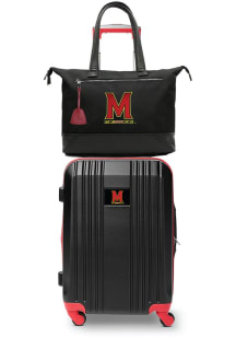 Maryland Terrapins Black Set with Laptop Tote Luggage