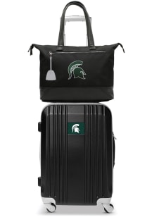Michigan State Spartans Black Set with Laptop Tote Luggage