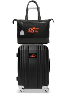 Oklahoma State Cowboys Black Set with Laptop Tote Luggage