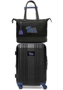 Pitt Panthers Black Set with Laptop Tote Luggage