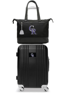Colorado Rockies Black Set with Laptop Tote Luggage