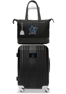 Miami Marlins Black Set with Laptop Tote Luggage