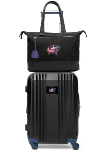 Columbus Blue Jackets Black Set with Laptop Tote Luggage