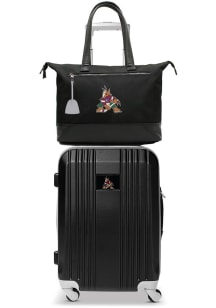 Arizona Coyotes Black Set with Laptop Tote Luggage