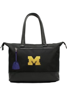 Michigan Wolverines Black Premium Latop Tote Tote