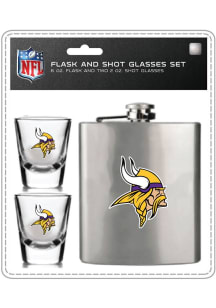Minnesota Vikings Shot Set Flask