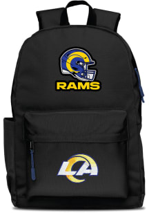 Los Angeles Rams Black 2 Logo Campus Backpack