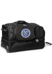 New York City FC Black 27 Rolling Duffel Luggage