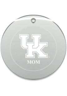 Kentucky Wildcats Mom Round Ornament - White