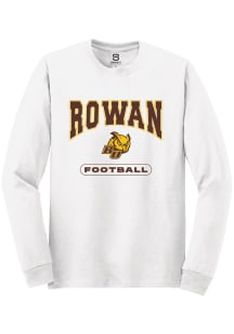 Summit Sportswear Rowan University White Football Long Sleeve T Shirt