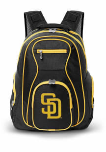 San Diego Padres Black 19 Laptop Blue Trim Backpack