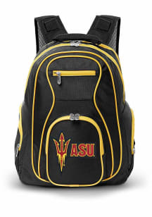 Arizona State Sun Devils Black 19 Laptop Yellow Trim Backpack