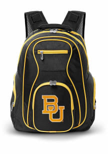 Baylor Bears Black 19 Laptop Yellow Trim Backpack