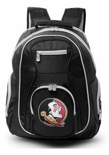 Florida State Seminoles Black 19 Laptop Grey Trim Backpack