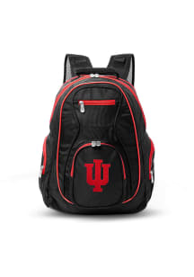 Indiana Hoosiers Black 19 Laptop Red Trim Backpack