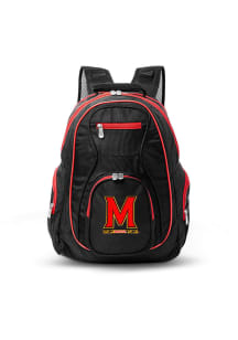 Maryland Terrapins Black 19 Laptop Red Trim Backpack