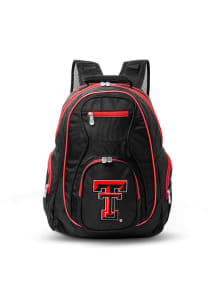 Texas Tech Red Raiders Black 19 Laptop Red Trim Backpack